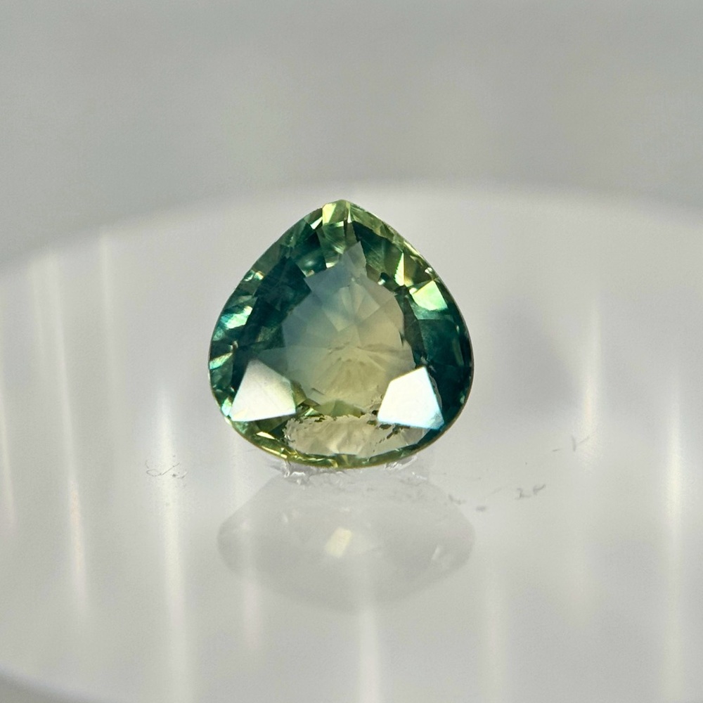 Sold* Natural Green Sapphire 1.20 ct Pear Cut Loose Gemstone
